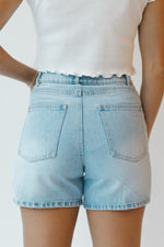 dahlia denim shorts