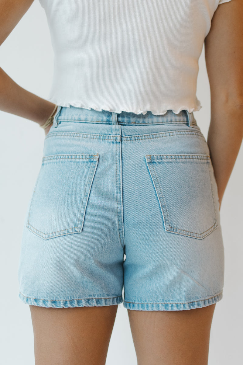 dahlia denim shorts