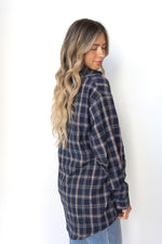 mode, check oversized button down