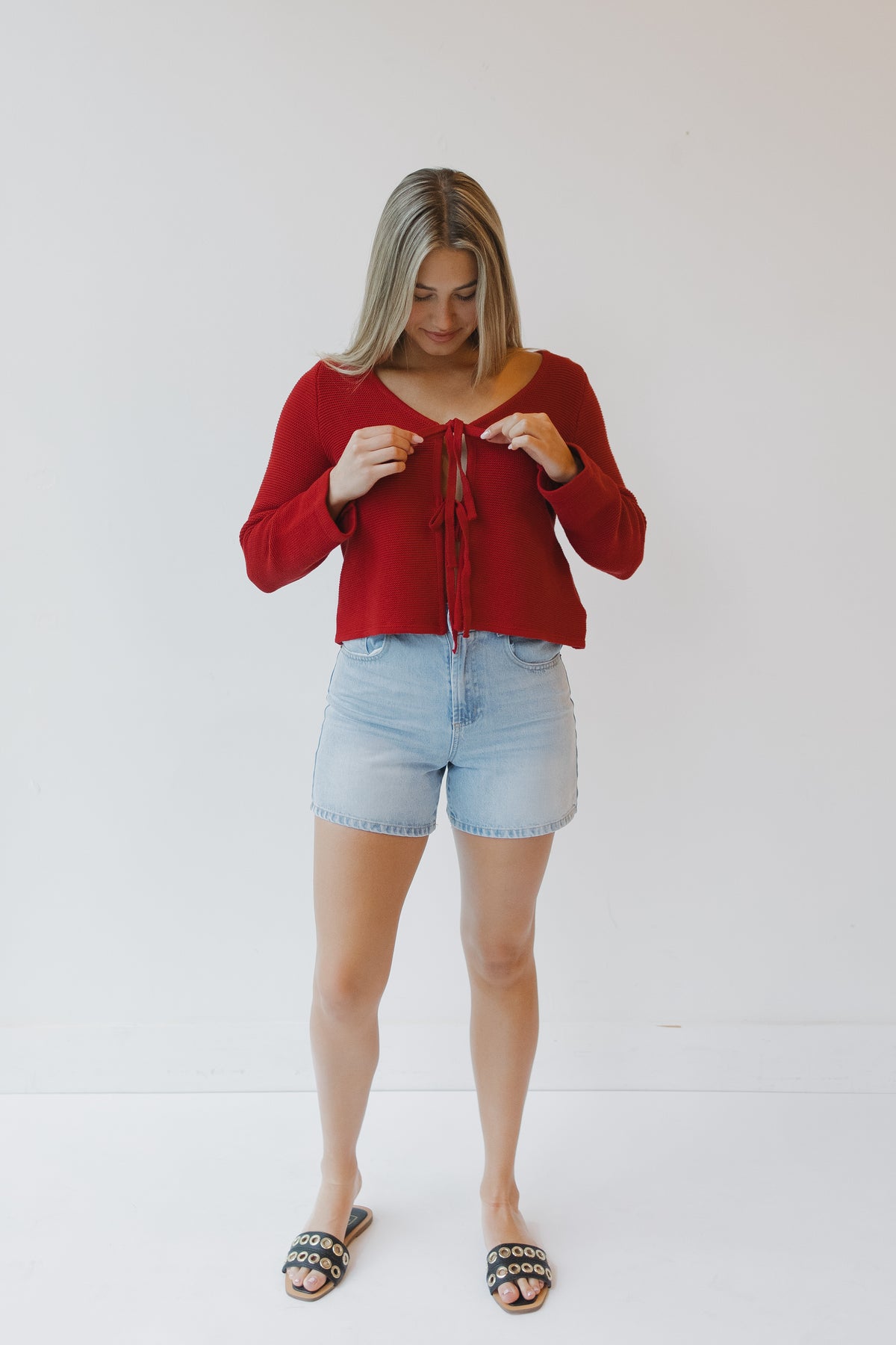 tied with love sweater