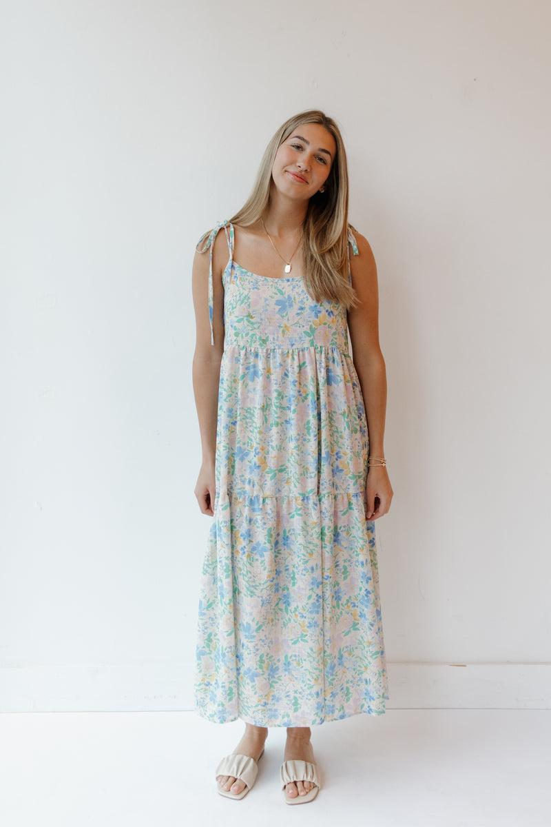 lanie floral maxi dress