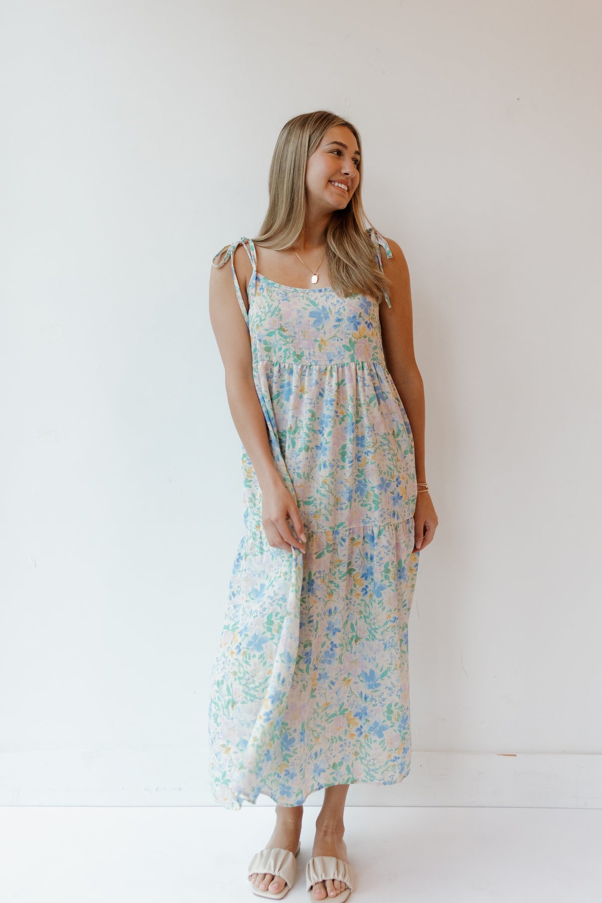 lanie floral maxi dress