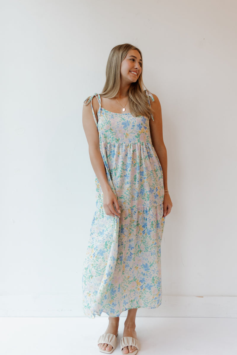 lanie floral maxi dress