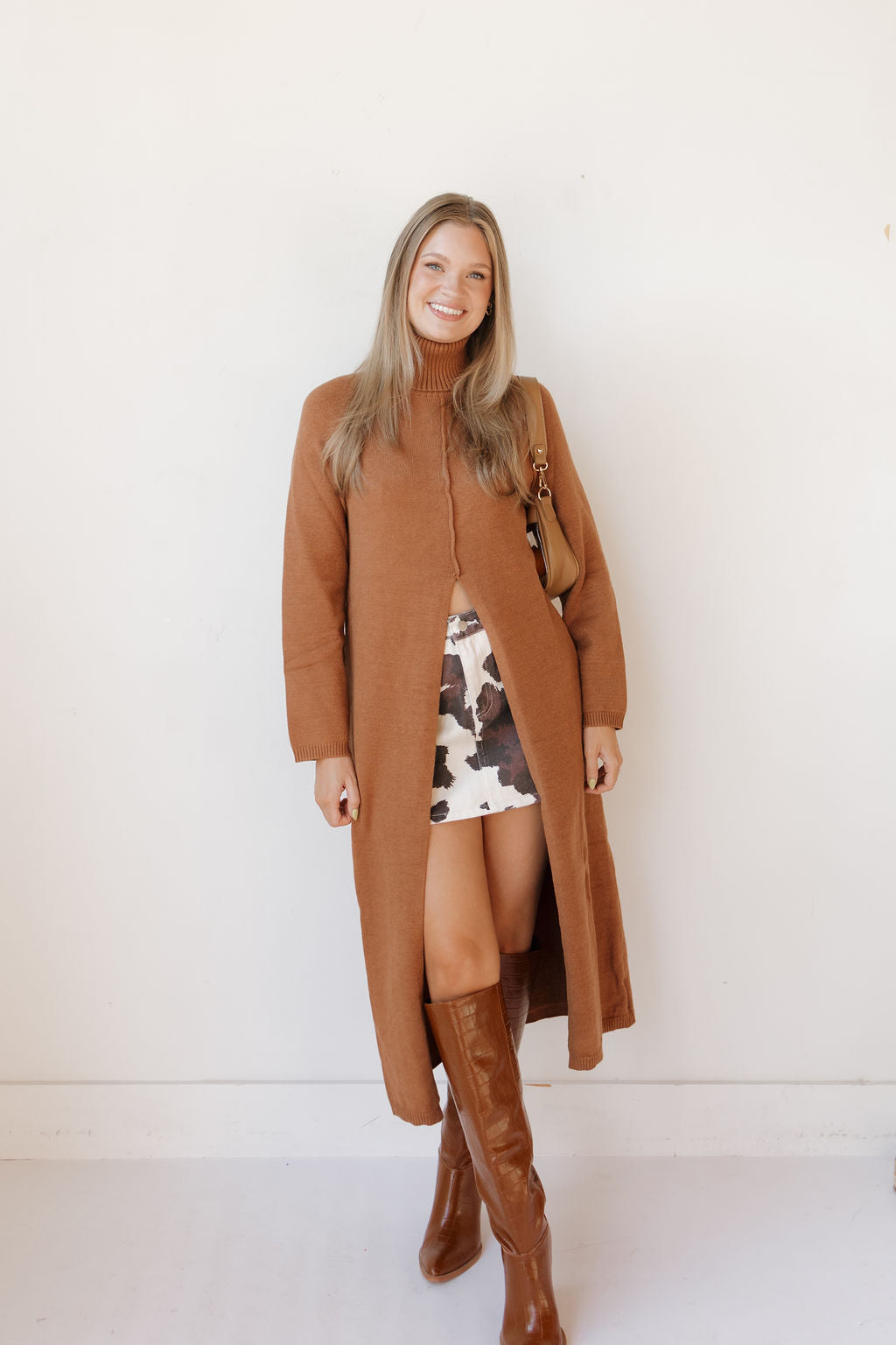 autumn knit tunic