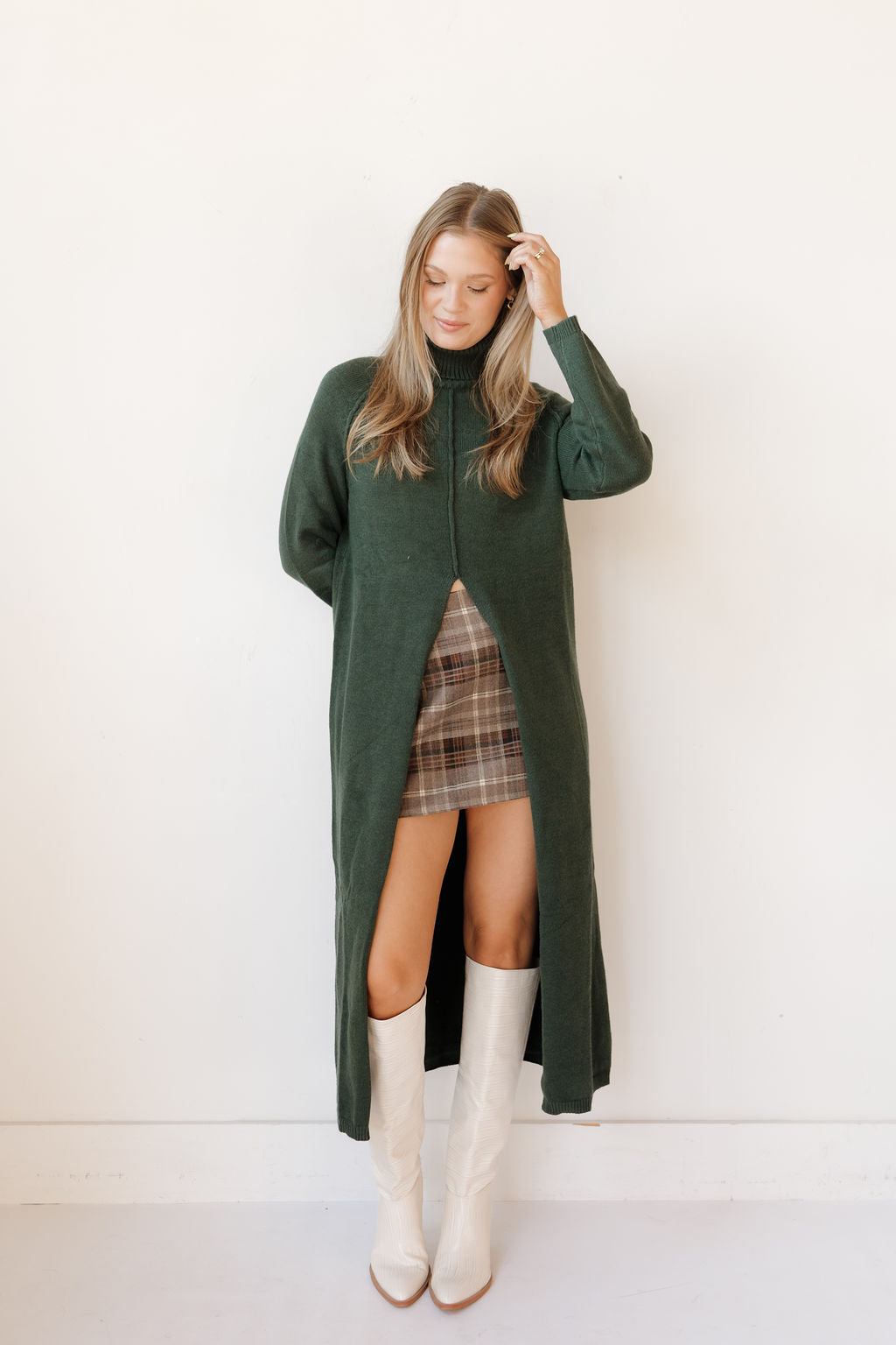 autumn knit tunic