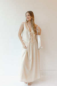 waverly linen tie top