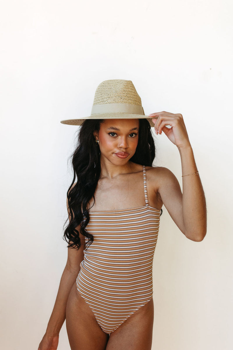 joni ribbed one piece
