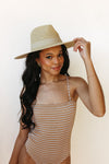 emma adjustable hat, natural