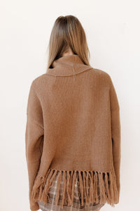 cambridge fringe turtleneck