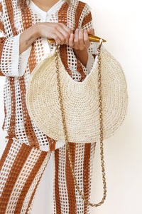 brielle crossbody, ivory