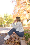 mode, floral cottage jacket