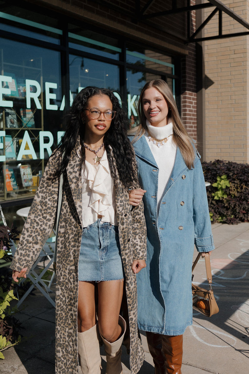 spotted in style trench coat
