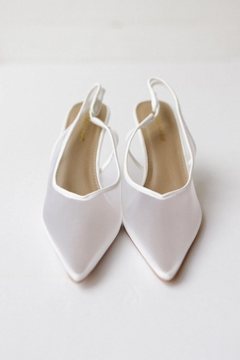 zayla mesh slingback heel