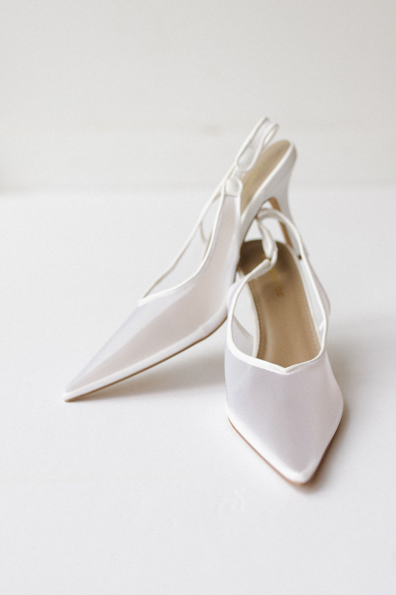 zayla mesh slingback heel