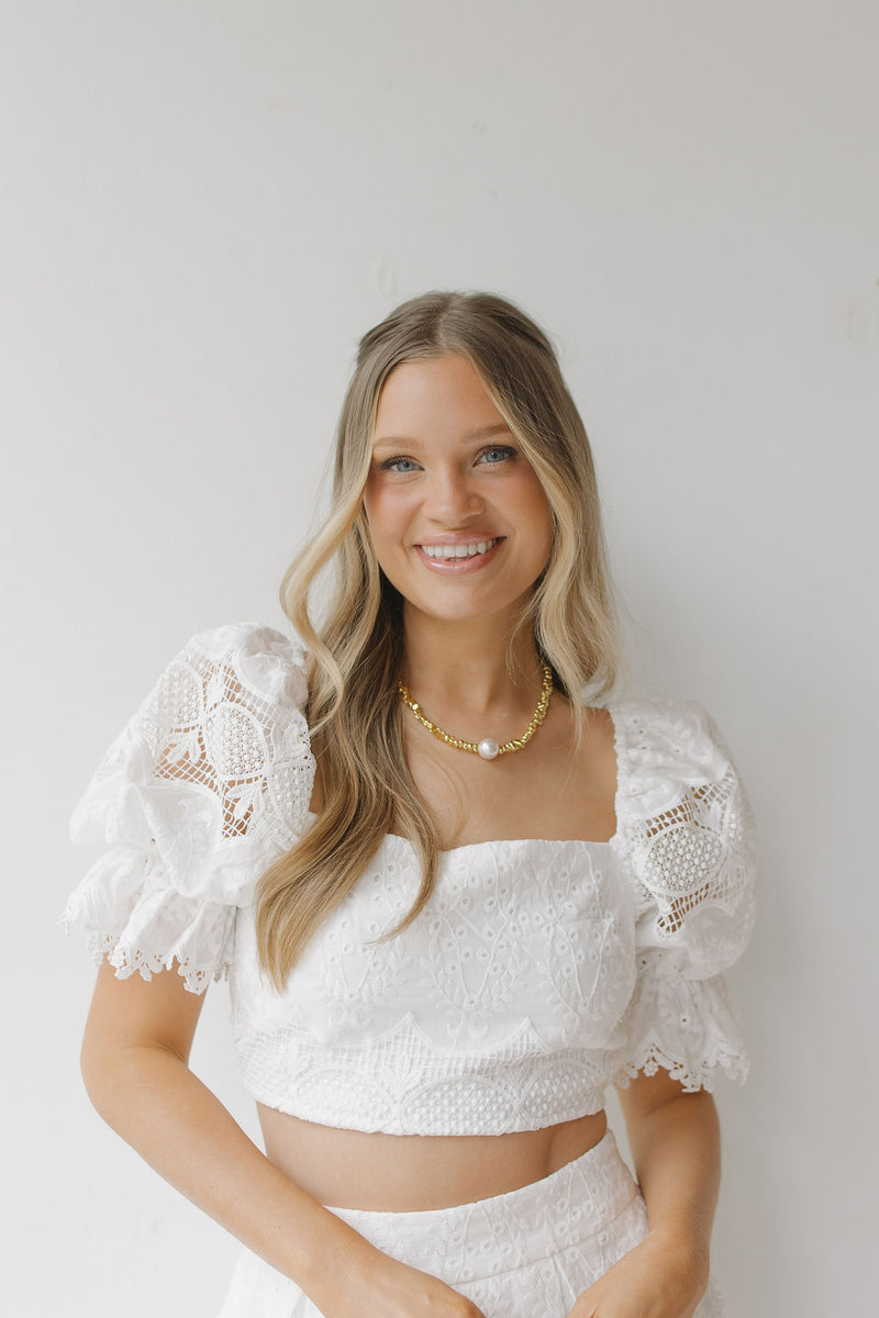 elcie lace top
