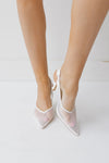 zayla mesh slingback heel