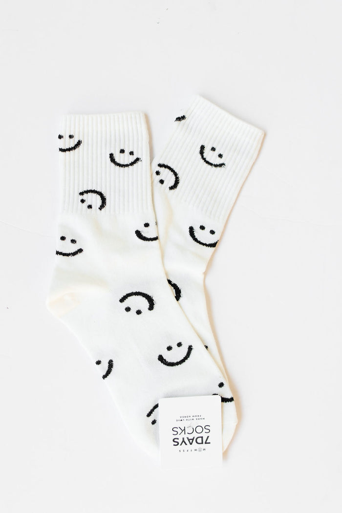 mode, crew smile socks