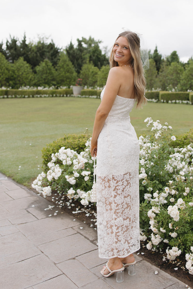 aurelle lace dress