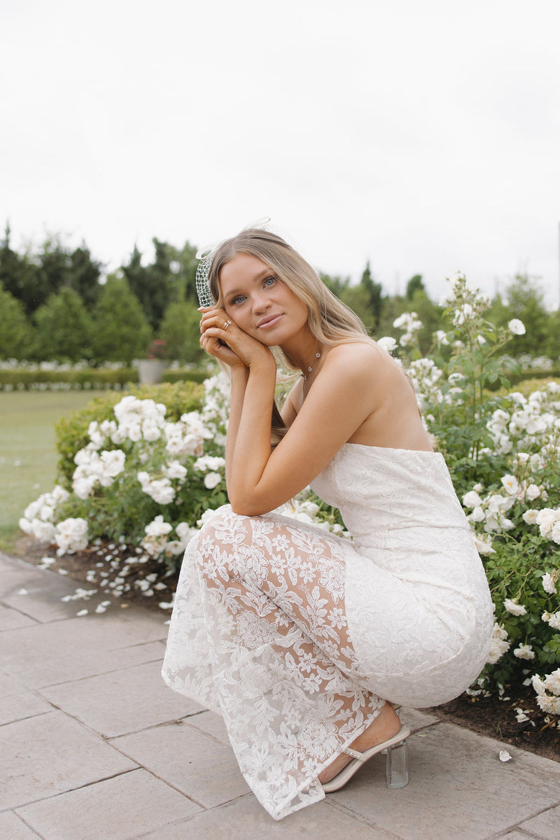 aurelle lace dress