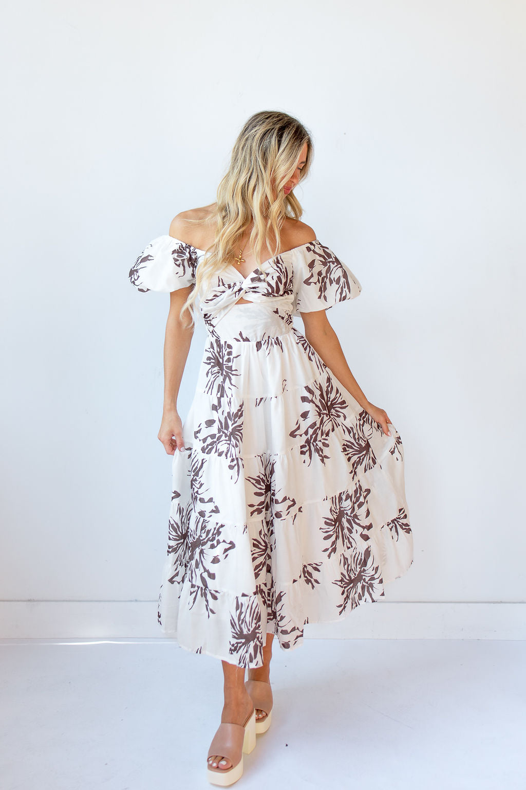 mode, naomi floral maxi dress