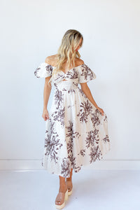 mode, naomi floral maxi dress