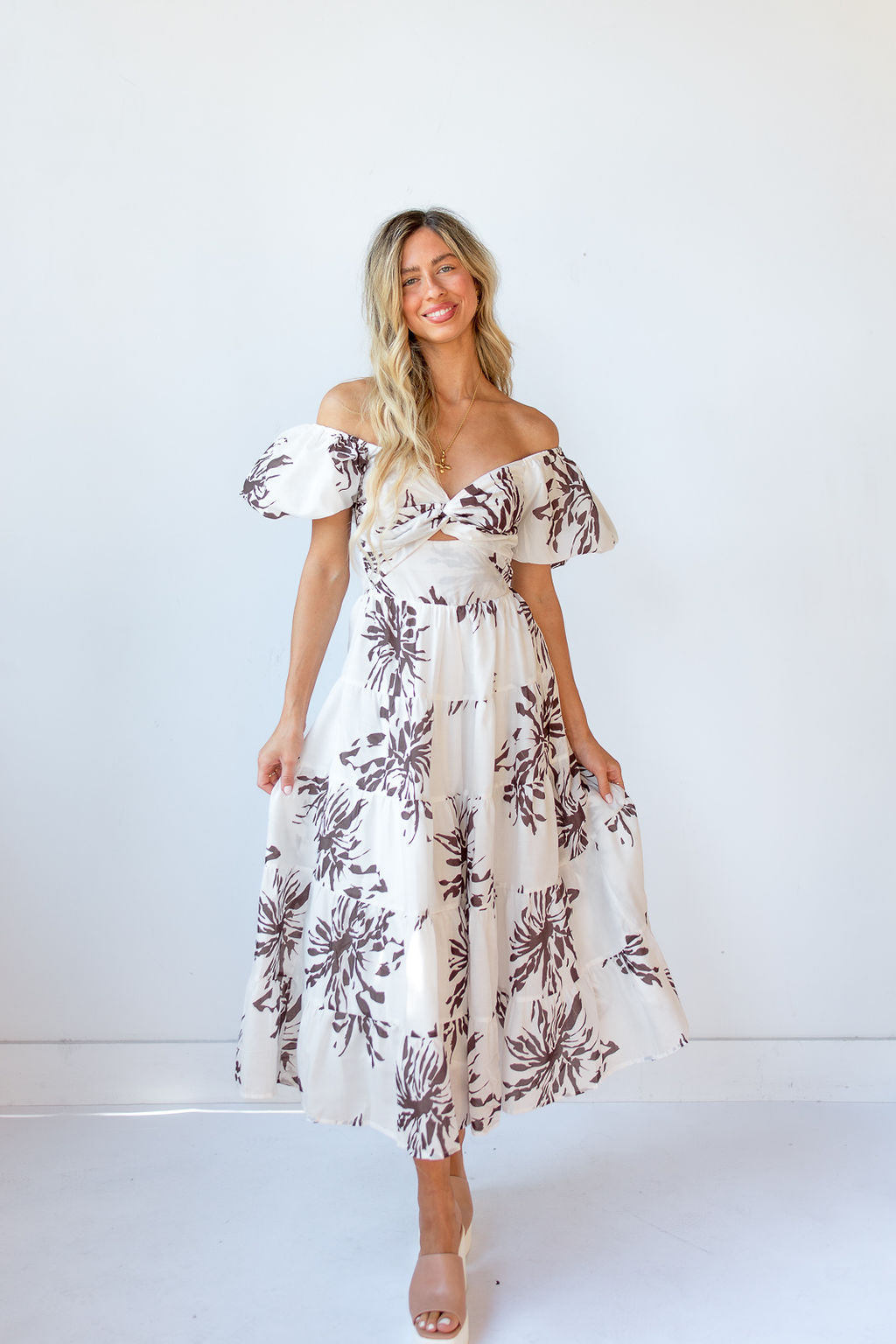 mode, naomi floral maxi dress