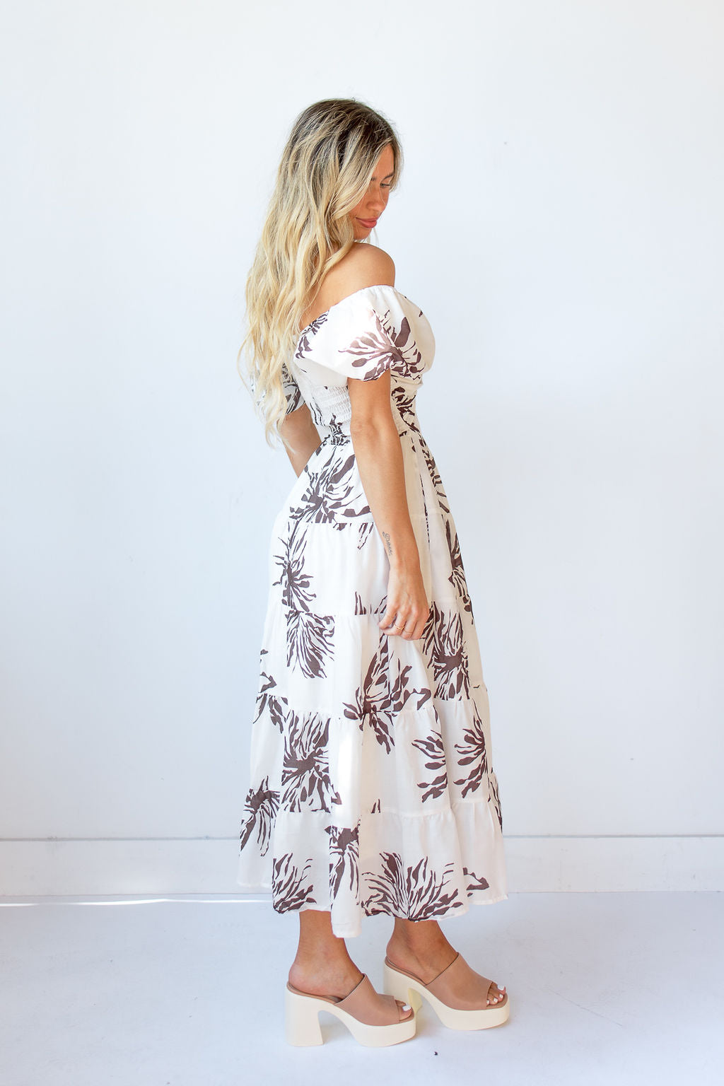 mode, naomi floral maxi dress