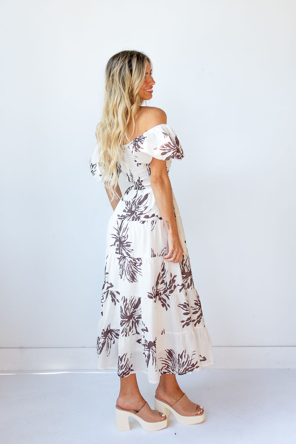 mode, naomi floral maxi dress