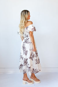 mode, naomi floral maxi dress