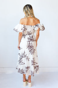 mode, naomi floral maxi dress