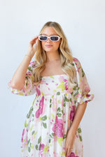 mode, arabella babydoll maxi dress