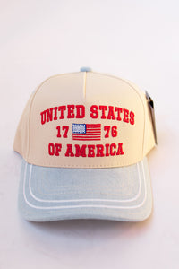 vintage united states 1776 hat