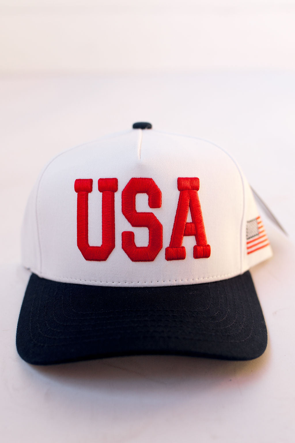 usa flag decal hat