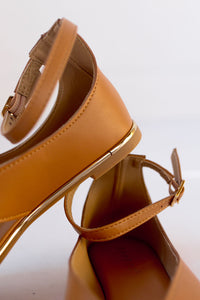 haven high back ankle strap sandal