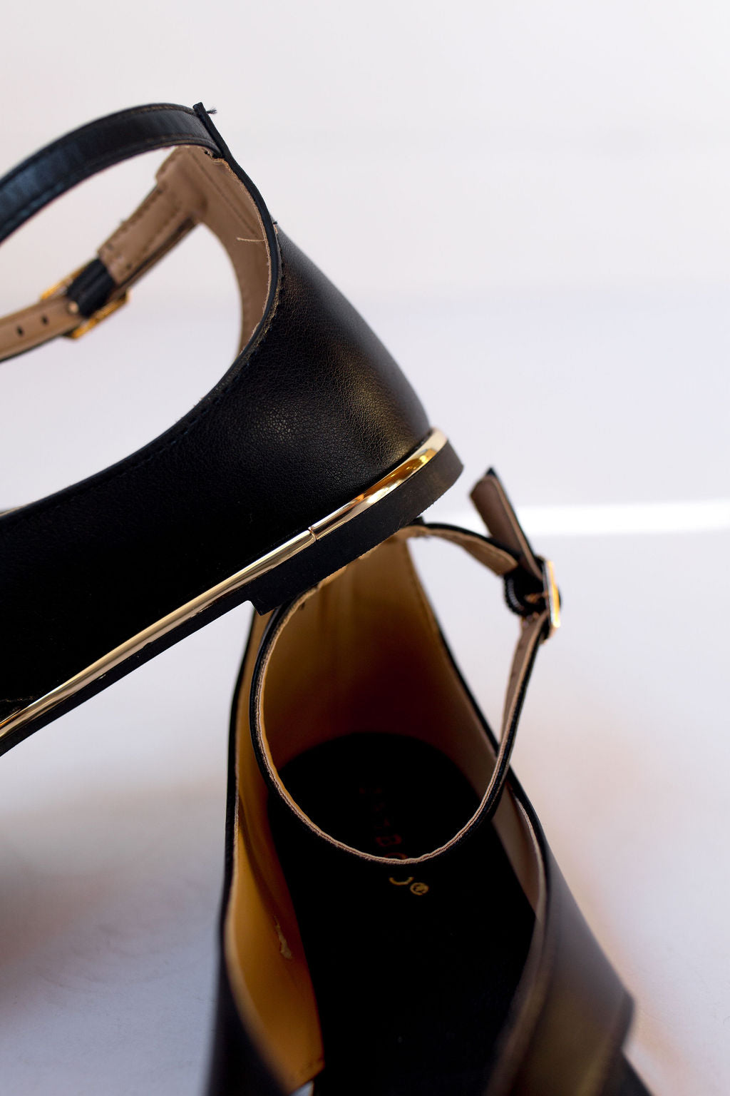 haven high back ankle strap sandal