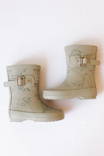 dino roar rain boot