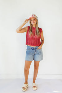 shayna knitted tank