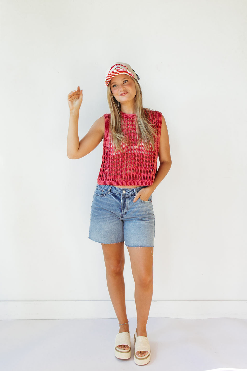 shayna knitted tank