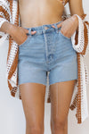 raina denim shorts