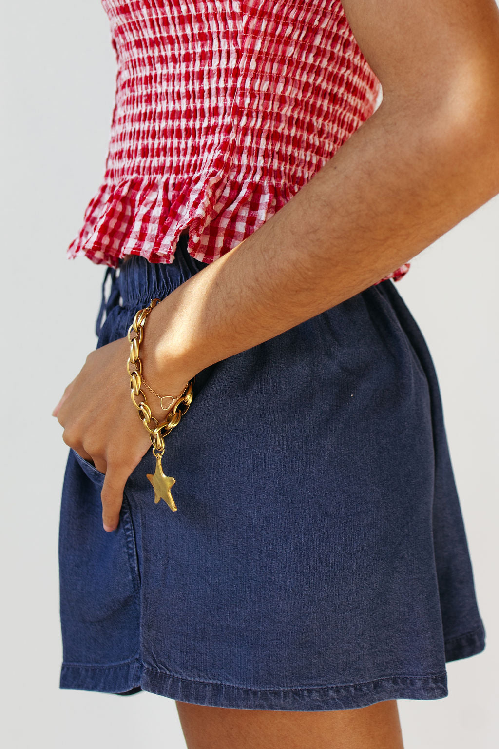 mollie tencel shorts
