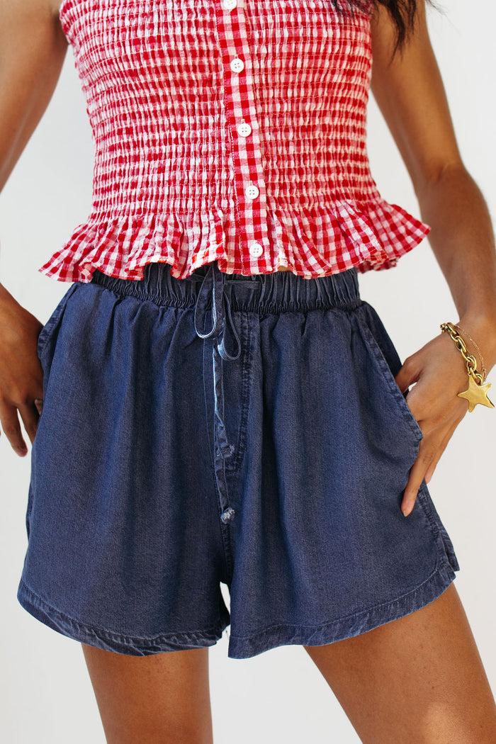 mollie tencel shorts