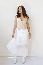 joelle smocked skirt