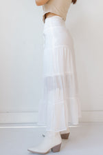 joelle smocked skirt