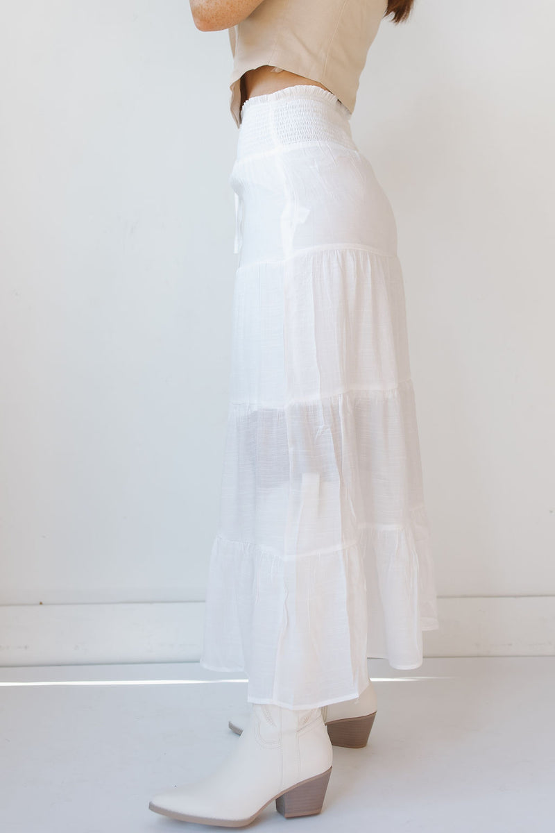 joelle smocked skirt