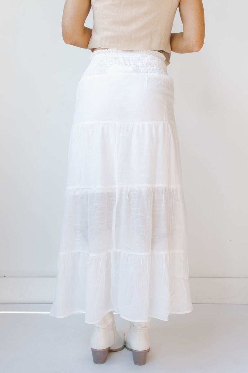 joelle smocked skirt
