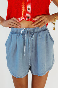 mollie tencel shorts