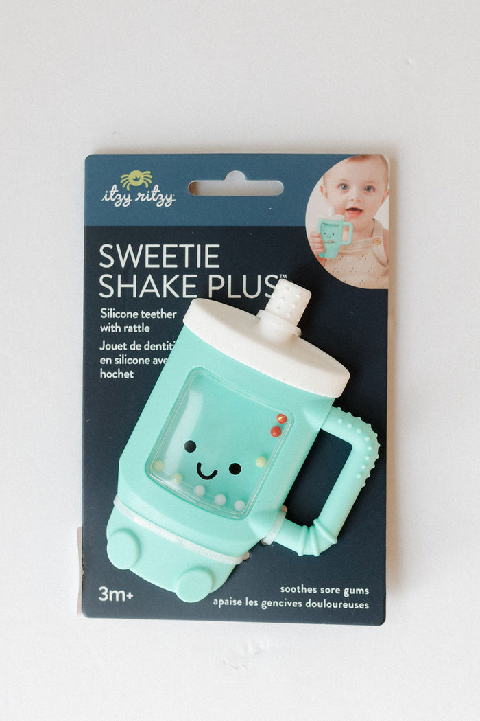 silicone teether rattle cup