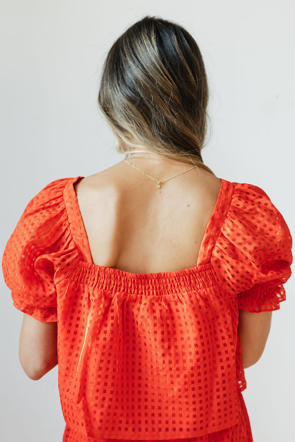 talia ruffle top