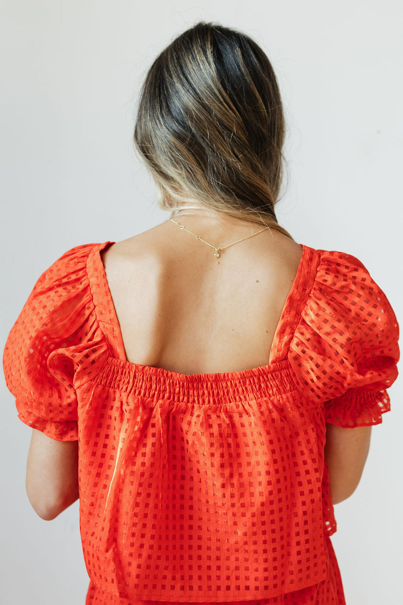talia ruffle top