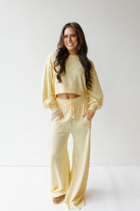 ginger cropped sweatshirt